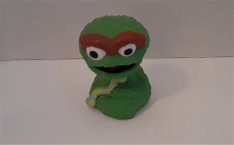 Sesame Street Oscar the Grouch With Slimey the Worm Finger - Etsy Australia