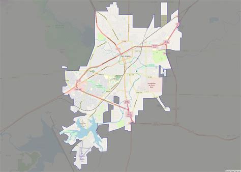 Map of San Angelo city - Thong Thai Real