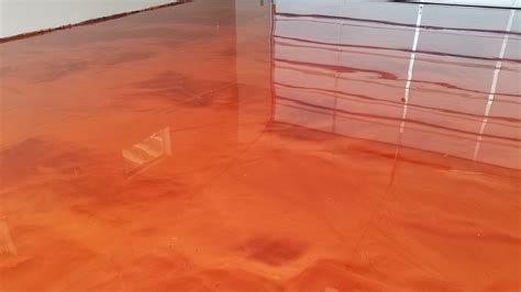 Copper Metallic Epoxy Floor for Stunning Home Decor