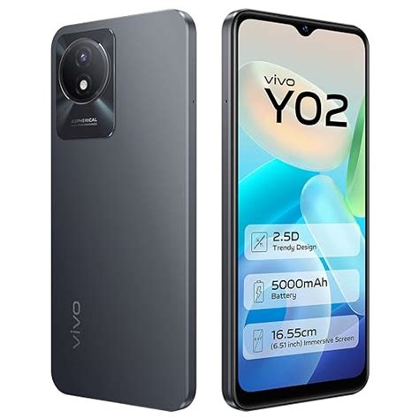 vivo Y02 (Cosmic Grey, 3GB RAM, 32GB Storage) with No Cost EMI ...