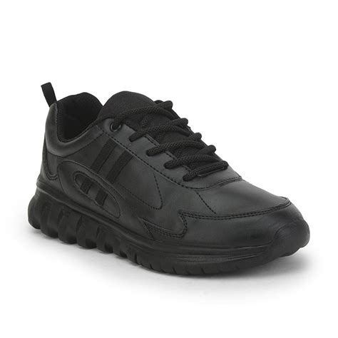 Buy Force 10 Black Lacing Uniform School Shoes For Kids By Liberty