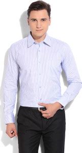 Raymond Men Checkered Formal White, Blue Shirt - Buy Medium Blue ...