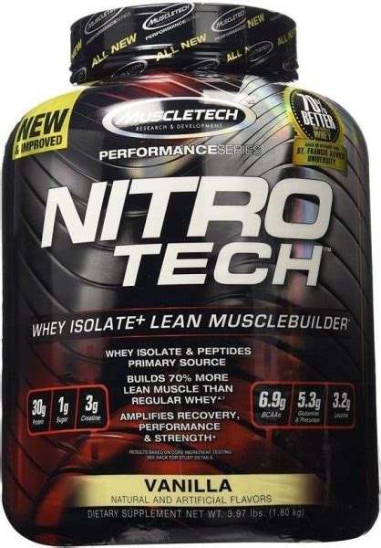 Image result for MuscleTech Nitro-Tech Whey Isolate