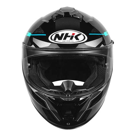 K5R ANOMALISTIC BLACK BLUE GLOSSY – NHK Helmets
