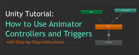 Unity Animation Controller Tutorial 的图像结果