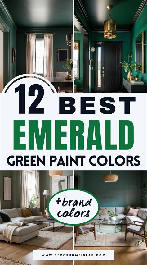 12 Rich Emerald Green Paint Colors That Exude Luxury