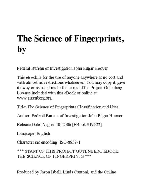 Image result for Fingerprint Science
