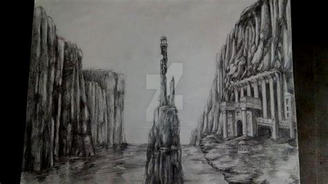 Two Point Perspective landscape by ScribbleDudeDan on DeviantArt