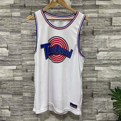 Space Jam Tune Squad Daffy Jersey Mens Size L Blue / Red / White (s)