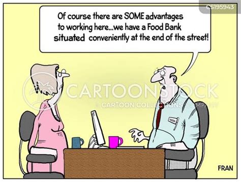 I've Out Food at the Food Bank Cartoon 的图像结果