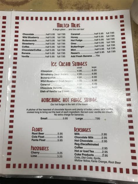 Menu at Convention Grill restaurant, Edina