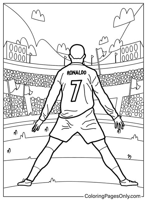 60+ Cristiano Ronaldo Coloring Pages - Free Printable PDF & Online ...