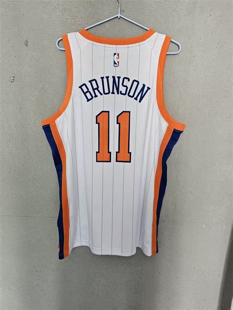 NBA New York Knicks #11 Jalen Brunson Jersey 25 City Edition L | Grailed