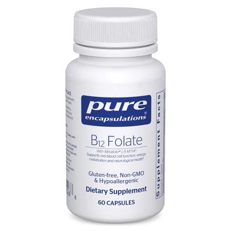 Vitamin B12 & Folate (Metafolin) – Pure Encapsulations | Hewyn