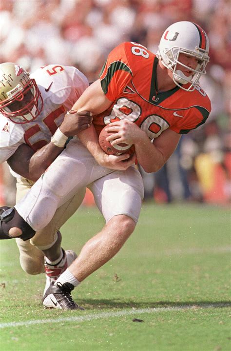 Jeremy Shockey TE Drafted 2002 | Hurricanes football, Miami hurricanes ...