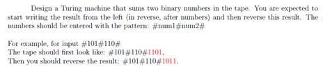 Algorithm for Turing Machine for Subtracting Numbers 的图像结果