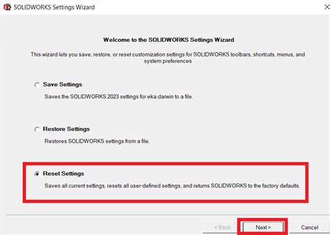 Image result for SolidWorks Reset Tutorial