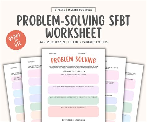 Problem Solving Worksheet – MindSpace
