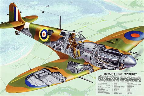 Image result for Spitfire Plane Drawing