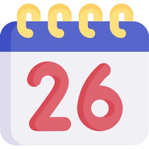 National day - Free time and date icons