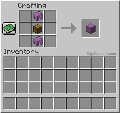 Shulker Box Recipe 的图像结果