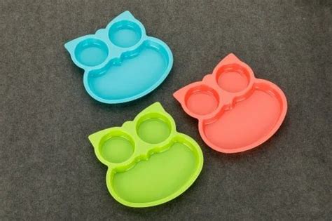Kids Snacks Tray - Owl Shape Kids Snacks Plate(Set of 6) Manufacturer ...
