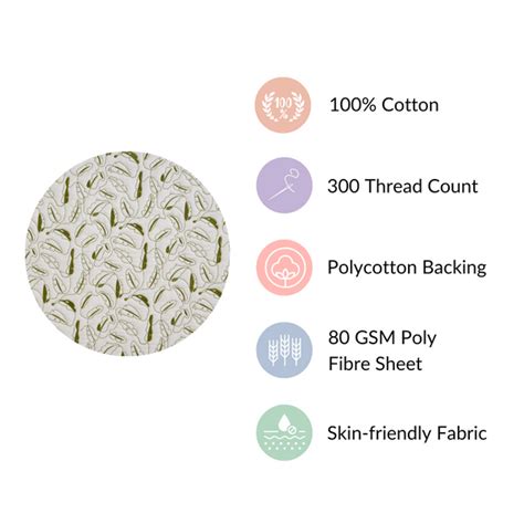 Quilted King Size Bed Cover Off-White Online - Premium Bed Cover | Nestasia