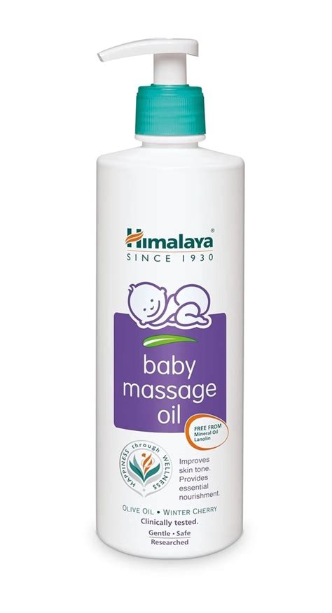 Himalaya Baby Massage Oil for strong bones & muscles | with Vitamin E ...