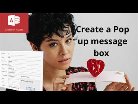 Image result for Popup Message Box Access Form