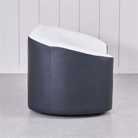 Buy Charlie Faux Leather 3+2 Seater Sofa Set with Cushions - White and ...