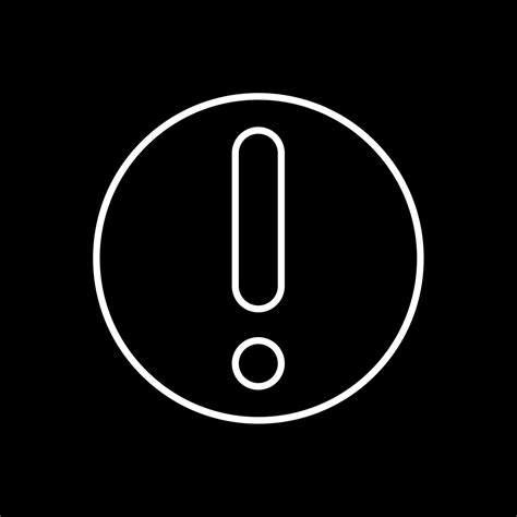 Exclamation Mark Line Inverted Icon 42834959 Vector Art at Vecteezy