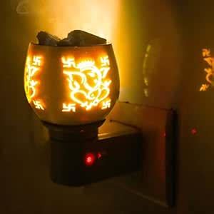 Pure Source India Electric Aroma Diffuser | Kapoor Dani Cum Night Lamp ...