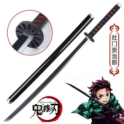 UK Seller Demon Slayer Tanjiro Kamado Nichirin Foam Sword Cosplay With ...