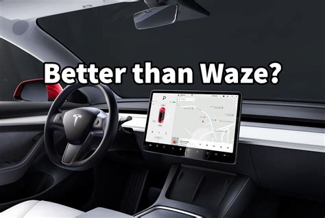 Image result for Using Waze Tesla Model 3