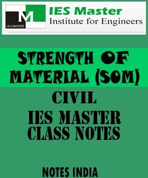 IES MASTER SOM CLASS NOTES GATE IES PSUs | Notes India