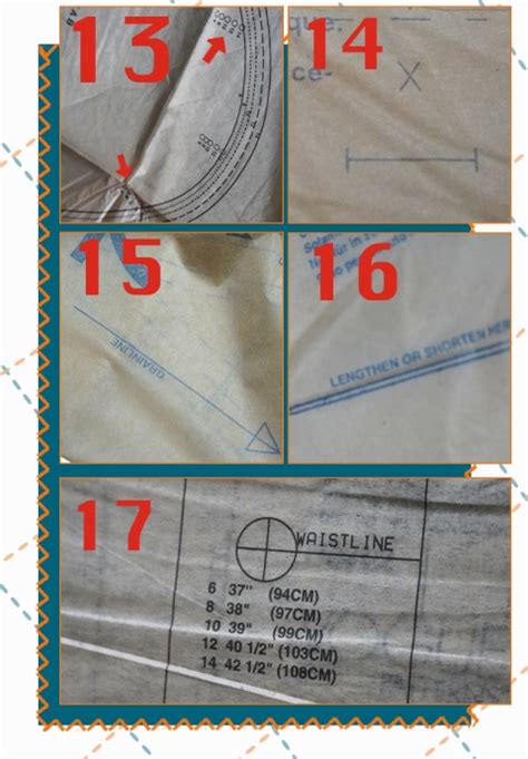 Vogue Pattern Tutorials 的图像结果