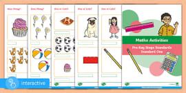 Interactive PDF: Pre-Key Stage Standards Maths Activities - Standard 2