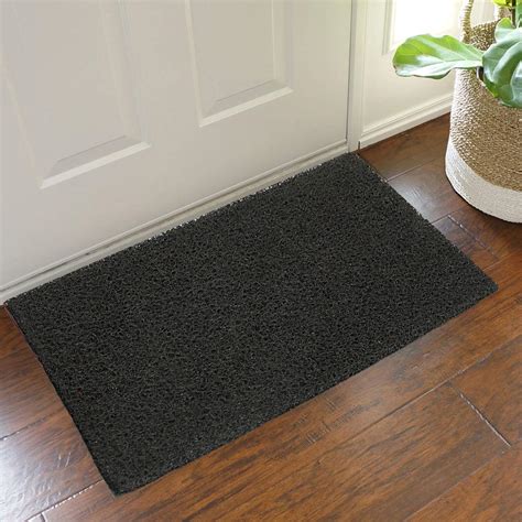 Buy Kuber Industries Microfibre Door Mat - 24.4"x16"x0.4", Black Online ...