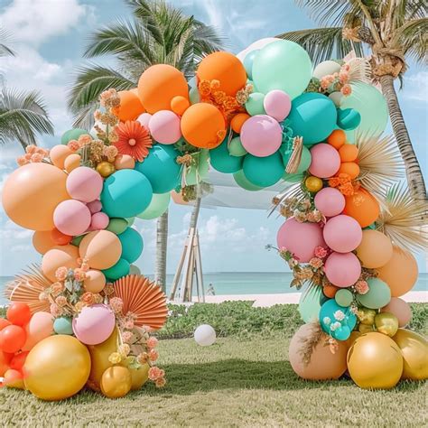 Pinbra Pastel Balloons Garland Kit - Baby Shower, Birthday, India | Ubuy