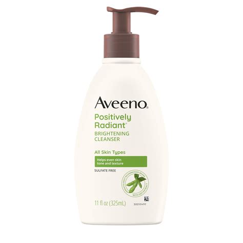 Aveeno Positively Radiant Brightening YYF14 Facial Cleanser for ...