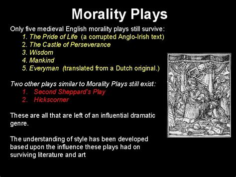 Morality Play 的图像结果