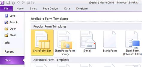 InfoPath Filler 2010 Tutorial 的图像结果
