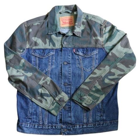 Levi's × Levi's Vintage Clothing Levis Camo & Denim jacket (L) | Grailed
