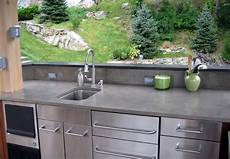 Outdoor Kitchen Counter by Why Concrete Countertops Learn All You Need To Outdoor Kitchen Counter