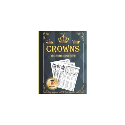 Buy Crowns Score Sheets: Small Score Pads for Scorekeeping with Score ...