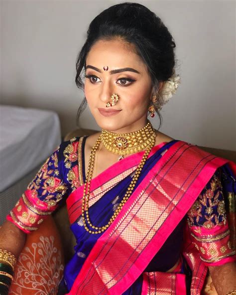 Image result for Marathi Bride Makeup