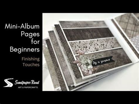 Image result for Page Tutorials for Mini Albums