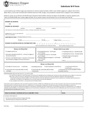 Fillable Online PDF Form W-9(SP) (Rev. October 2018) - Internal Revenue ...