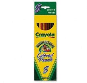 Generic Crayola Multicultural Eight Color Pencil Pack PENCIL,COLOR,SKIN ...