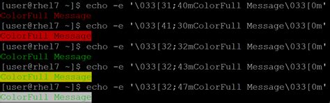 Coloring Style Text Using Shell Scripting Color Codes - ARKIT